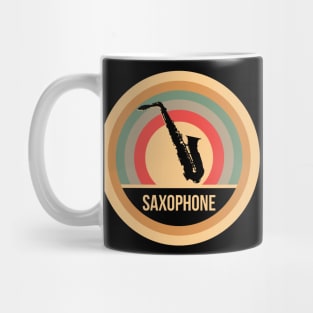 Retro Vintage Saxophone Gift For Saxophonists Mug